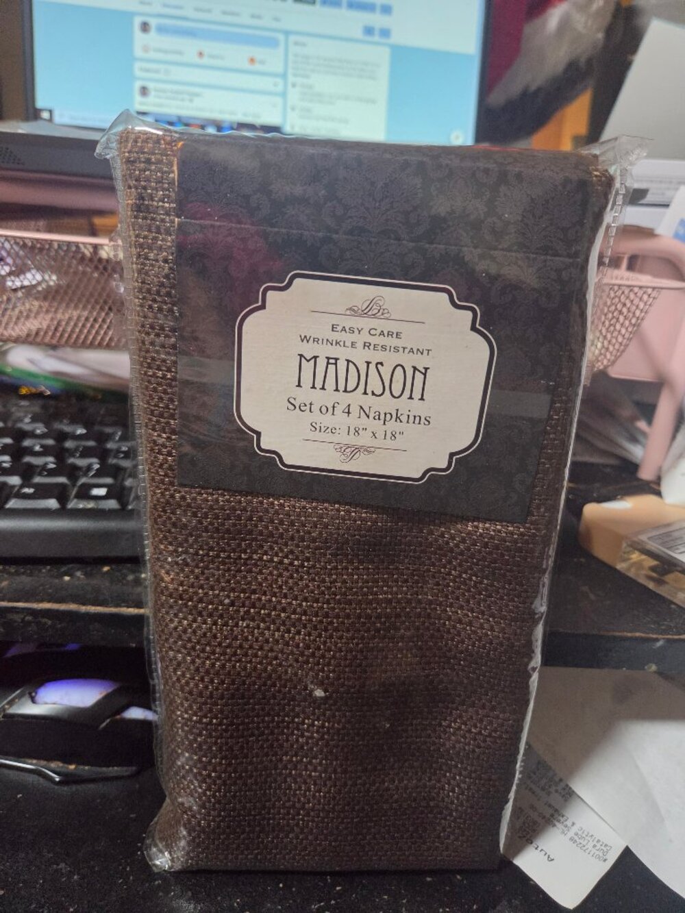 MADISON SET OF 4 CLOTH NAPKINS